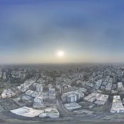 Sunset Over Rural and Urban Expansion