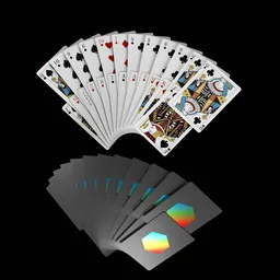 Double decker playing cards