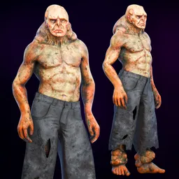 GrimmTwo Character Rigged
