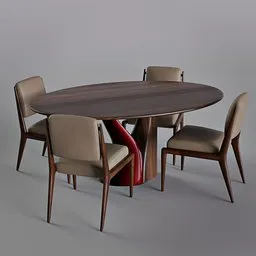 Modern minimal table set