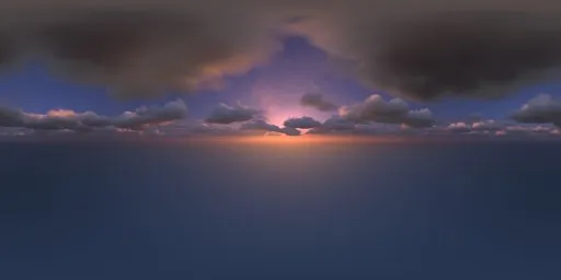 Dramatic Sunrise Over Clouds