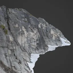 Rocky Mountain Cliff Photoscan