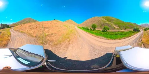Open Mountain Dirt Roads Highland
