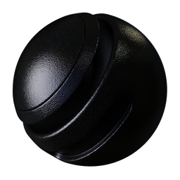PBR plastic material with grainy texture, dynamic roughness, and customizable reflections for 3D rendering in Blender.