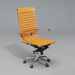 Leather Swivel Office Chair
