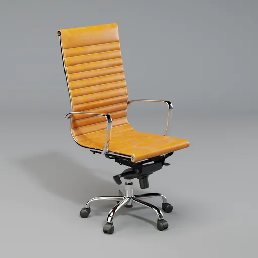 Leather Swivel Office Chair