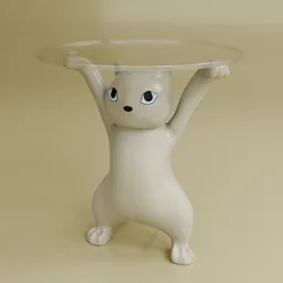 Small Cute Cat Table