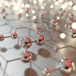 Graphene Molecular by geo nodes