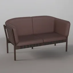 Dowel Two-seater sofa B112