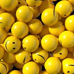 Smiley balls video transition