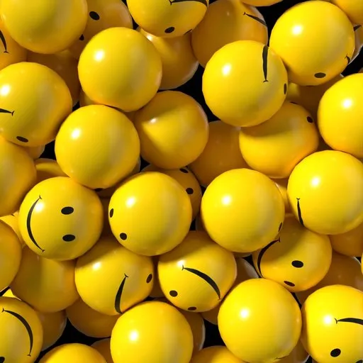 Smiley balls video transition