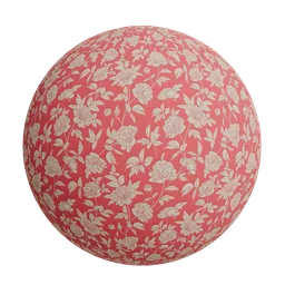 Vibrant coral red wallpaper