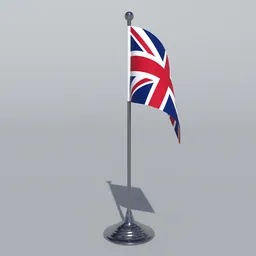 United Kindom Table Flag