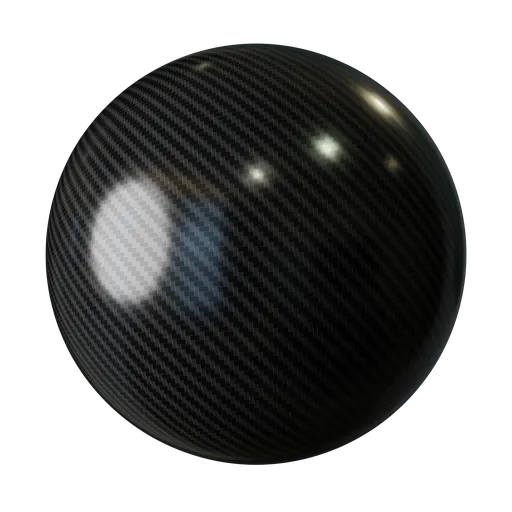 Carbon fiber glossy