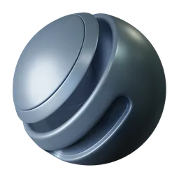 Light blue  metallic plastic