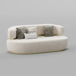 Nova 3 Seater Velvet Sofa