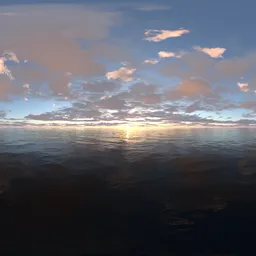 Sunset cloud redsky 16k