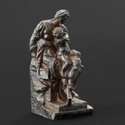 statue of Iron Medici madonna