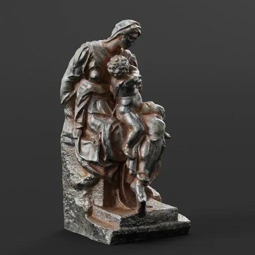 statue of Iron Medici madonna