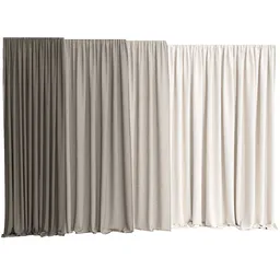 MI Silk And Cotton Curtain Set