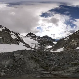 Mountain Landscape Cloudy Day