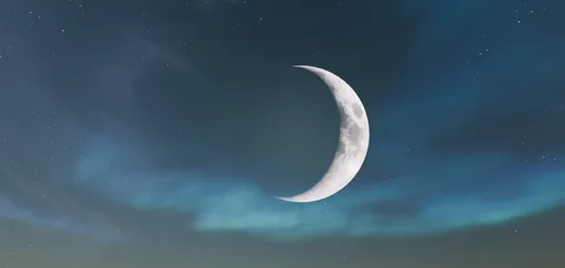 Aurora Fog Moon
