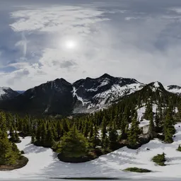 Canadian Mountain Landscape