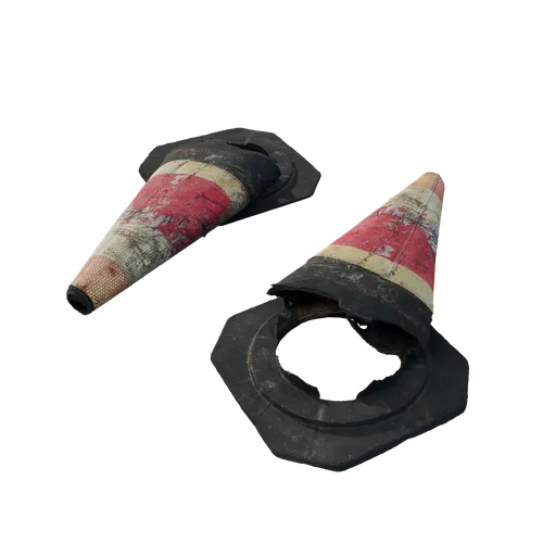 Damaged Traffic Cone