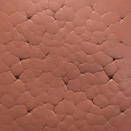 Detailed reptilian skin texture created by 3D sculpting brush for Blender, resembling dragon scales.