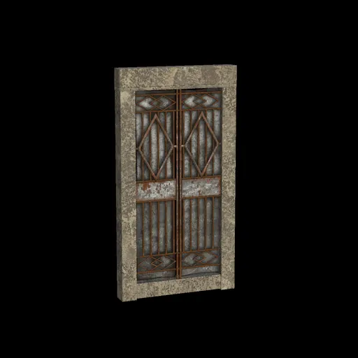 Metal Rock Door