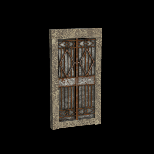 Metal Rock Door