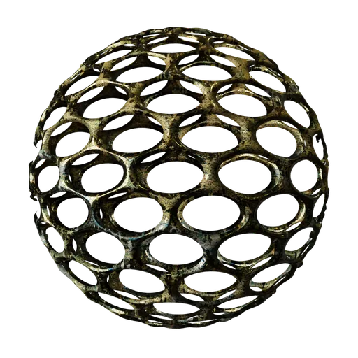 Metal Perforated Gold
