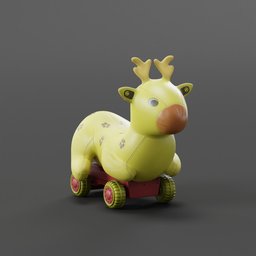 Giraffe Toy Riding