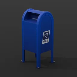 Low Poly Mail Box