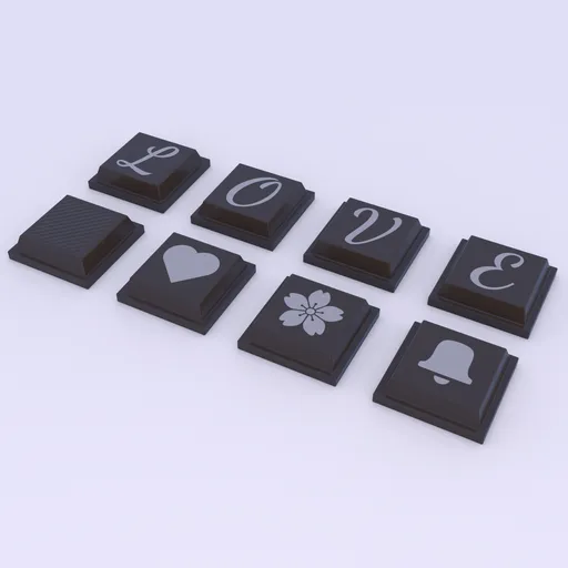 Chocolate pieces