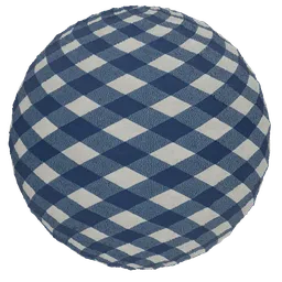Navy and Cream Gingham Cloth Texture