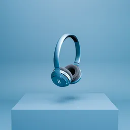 Blue Headphone Product / SWDR Design