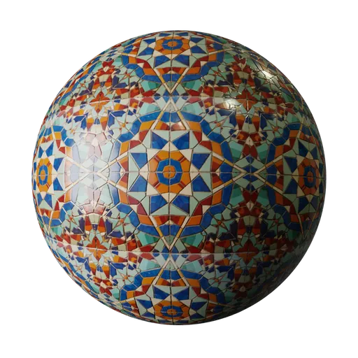 Alhambra Octagonal Mosaic