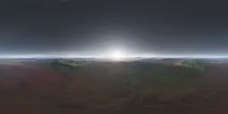 Sci-fi Alien Landscape Hazy