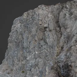 Rocky Mountain Cliff Photoscan
