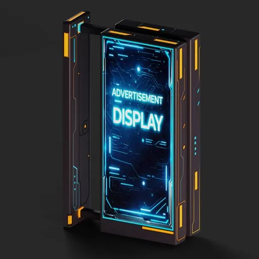 Futuristic Sale Advertisement Panel