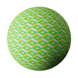Bright and modern geometric wallpaper