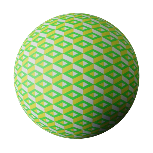 Bright and modern geometric wallpaper