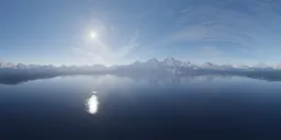 Mountain Landscape Lake Peak Sunny