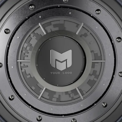 Circular Metal Frame Logo