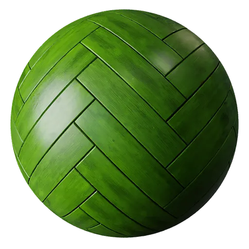 Parquet Wood Floor Green