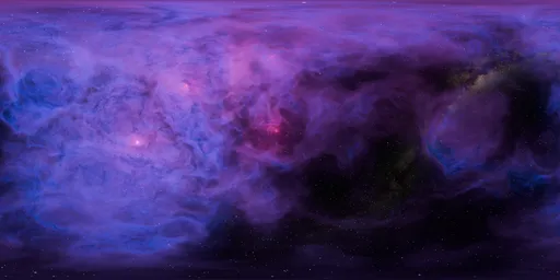 Sci-fi Stars and Nebula Clouds