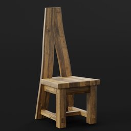 Rustic Wooden Chair