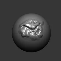 NS Metal Damage melted metal mass