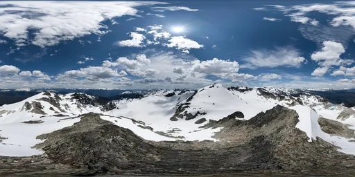 Snow Mountain Top Clouds